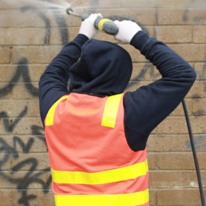 Graffiti removal - Marnock Mill Geelong